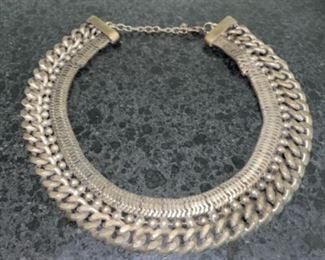 Costume Jewelry Heavy Chain Link Necklace