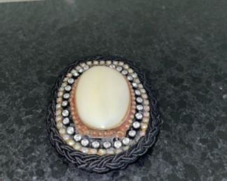 Costume Jewelry White pin