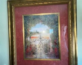 Garden Gate Doorway Painting