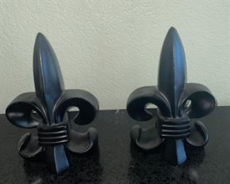 Fleur De Lis Book Holders