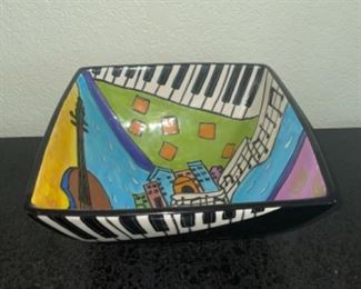 Musical Instrument Designed Bowl