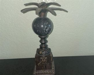 Black Marble Pine Tree Art