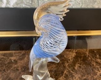 Glass Bird Statue