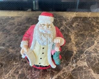 Santa Clause Holding List Figure