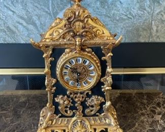 Black and Gold Clock