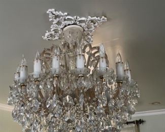 Crystal Chandelier w/ 24 Lights 