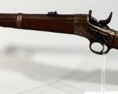 Remington Light Baby .44-40 WCF Rolling Block Rifle SN# Not Found, Foreign Markings On Bbl And Cartouche On Stock
