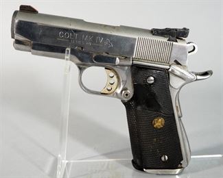 Colt MK IV Series 80 General Officers Model Colt .45 Auto Pistol SN# SS26454, With Paperwork, In Hard Case