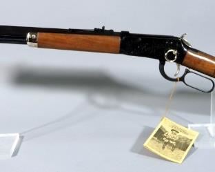 Winchester Model 94 Buffalo Bill Commemorative 30-30 Cal Lever Action Rifle SN# WC93703, With Certificate, In Box Sleeve 