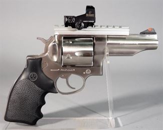 Ruger Redhawk .44 Magnum 6-Shot Revolver SN# 503-56710, With Burris Red Dot Sight And Paperwork, In Hard Case