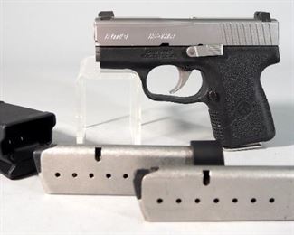 Kahr Arms PM9 9x19 Pistol SN# 1B3030, 3 Total Mags And Mag Holder