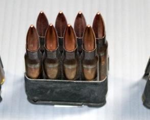 M1 Garand Enbloc Ammo In 8 Rd Clips, Approx 24 Rds