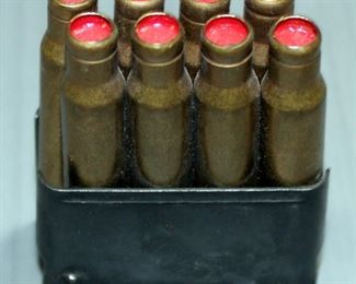 M1 Garand Blank Cartridges In 8-Rd Clip, 8 Total Rds