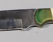 Old Smoky Fixed Blade Knife, 6" Blade, In Fringed Leather Sheath