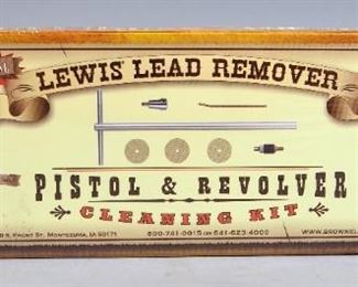 Lewis Lead Remover Pistol & Revolver Cleaning Kit For .38/.357/9mm, Model 516-100-038, New In Box