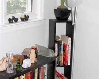 2 shelf Bookcase - $30.00  Tall Bookcase $20.00
