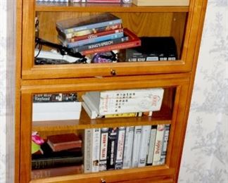 Barrister Bookcase - Small Size - 4 shelves, Glass Doors  $150.