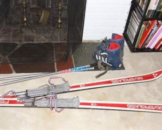 Skiis and Boots -ladies - $45.00