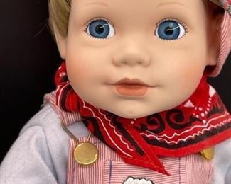 Little Boy Train Conductor Outfit Collector Doll