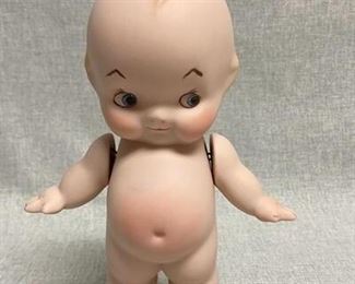 Adorable Kewpie Style Bisque Doll