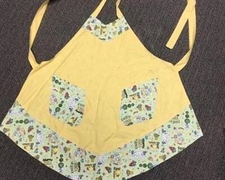 Mary Engelbreit print apron, with two pockets homemade, sewn