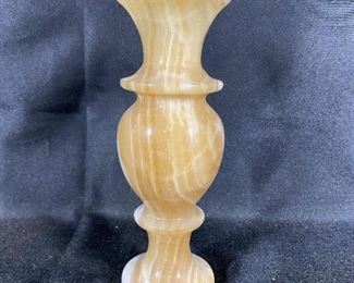 Polished Marble Stone Candle Holder Vase