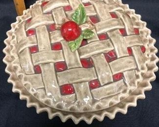 Pottery Apple Pie baking pie pan