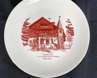 Hospitality House Collector Plate Austria