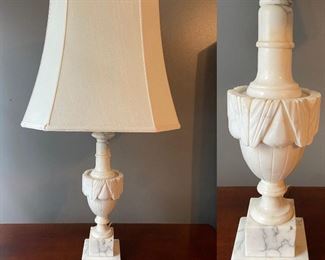 Vintage Alabaster Lamp