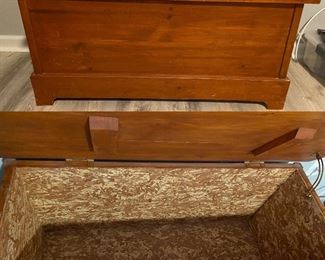 Cedar Lined Wooden Trunk