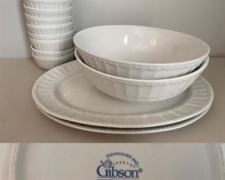 Gibson Everyday White Dishes