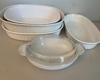 White Corning Ware