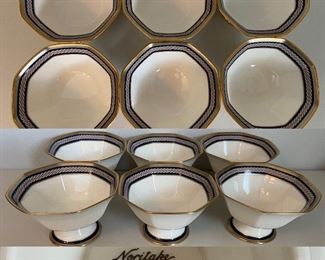 Set of 6 Berry Bowls Noritake Japan Kings Guard Collection Porcelain