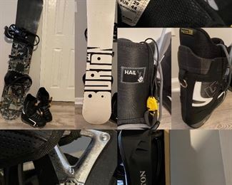 Size 11 Hail Boots Burton Custom Snowboard