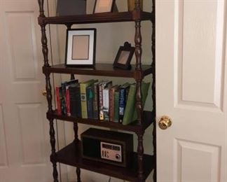 Wooden Shelving Solid, 5 shelves high:$100
30”x 13”D 78.5H