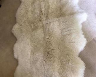 Large Lambskin area rug: $125
47”x73”