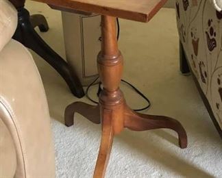 Antique Solid Cherry Occasional Table :$75
13.5x13” , 25 H