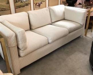 Pair of matching Modern White Sofas:$200 Each
76” Long