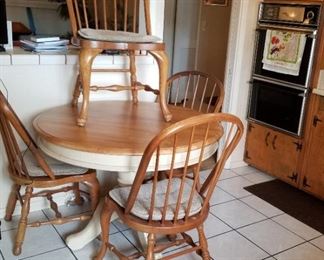 Oak dinette set $125