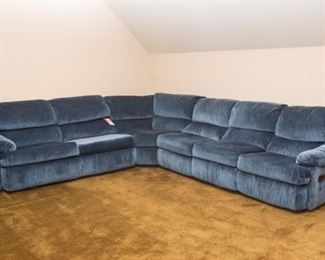 Lane sectional sleeper and recliner sofa