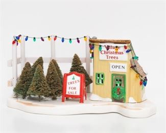 Vintage Department 56 — Snow Village — Village Tree Lot