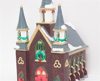 Vintage Department 56 — The Original Snow Village — St. Luke's Church 1992
