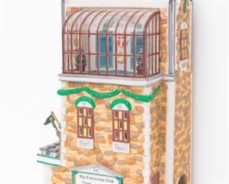 Vintage Department 56 — Christmas in the City Series — The University Club 1998