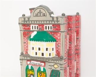 Vintage Department 56 — The Original Snow Village — Cobblestone Antique Shop 1988