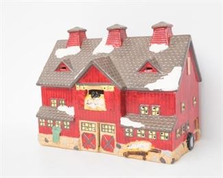 Vintage Department 56 — Red Barn 1987