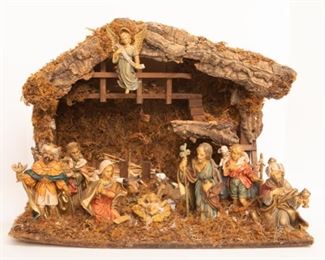 Vintage Christmas Nativity Scene