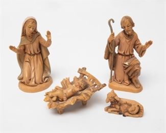 Vintage Fontanini Nativity Manger Scene — Depose Italy