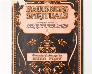 Famous Negro Spiritual sheet sheet music
