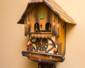 Vintage wooden German Cuckoo Clock