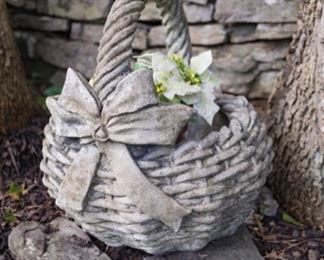 Large concrete basket